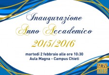 Invito inaugurazione anno accademico