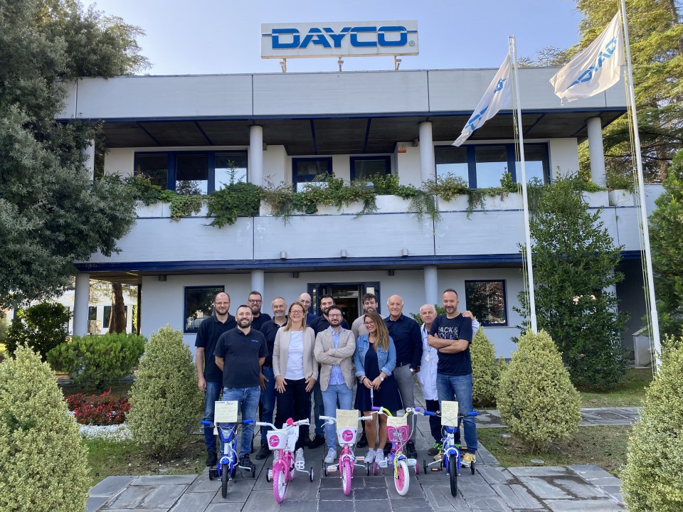 Foto consegna bici sede dayco