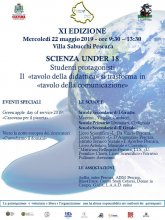 Locandina evento scienza under 18