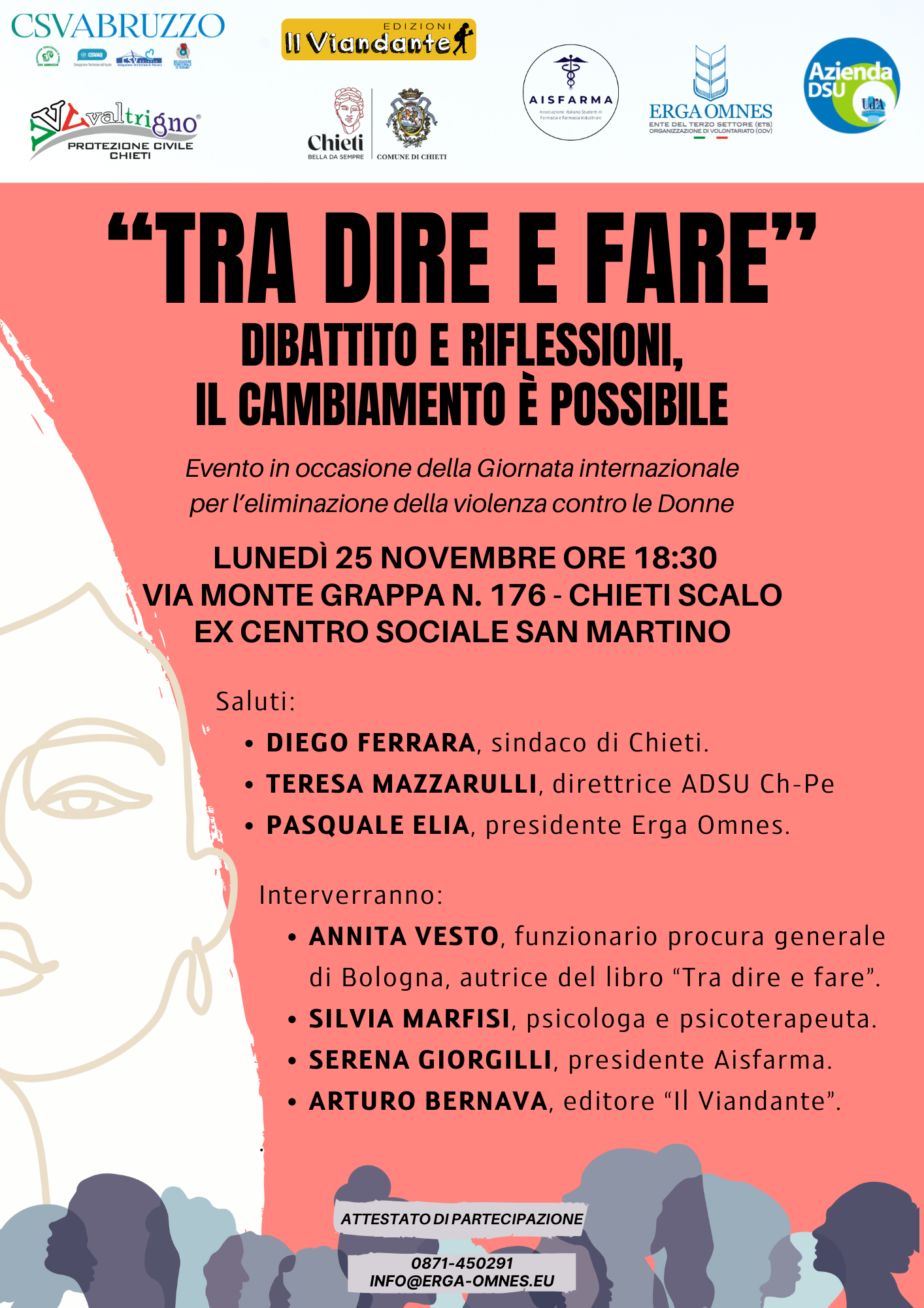 Locandina 25 novembre