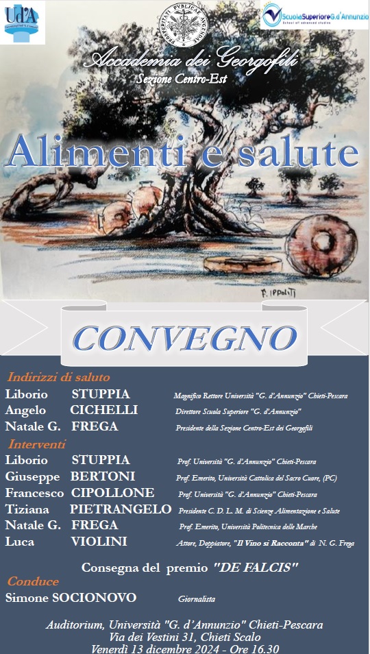 Locandina evento del 13 dicembre, campus Chieti