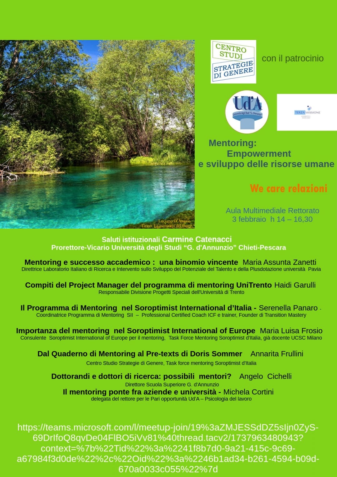 Evento del 3 febbraio, Chieti