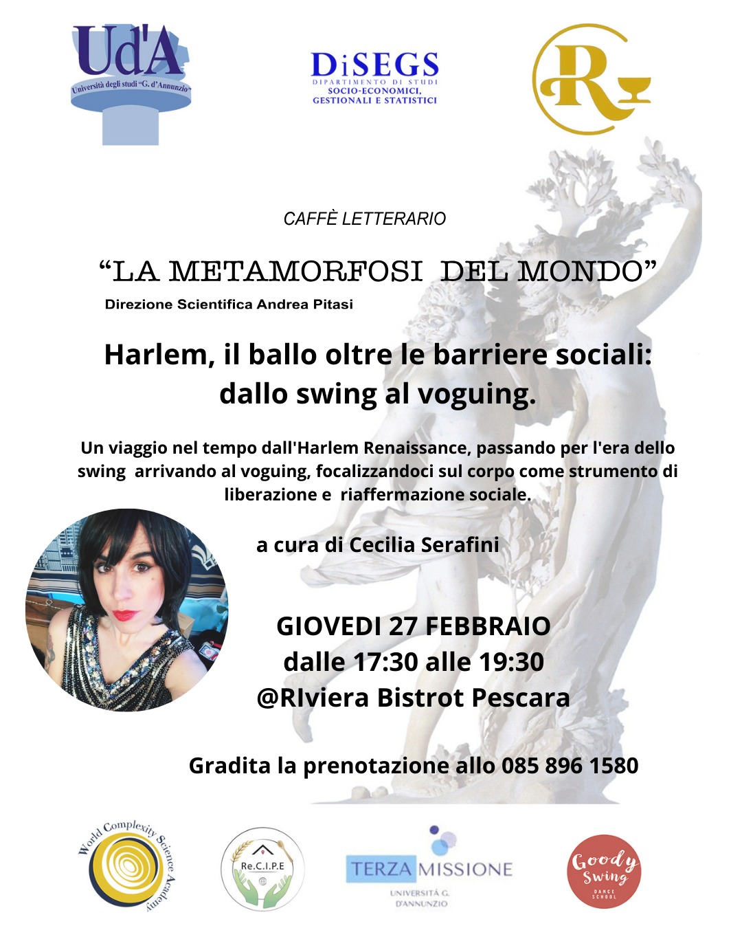 Locandina evento 27 febbraio caffè letterario