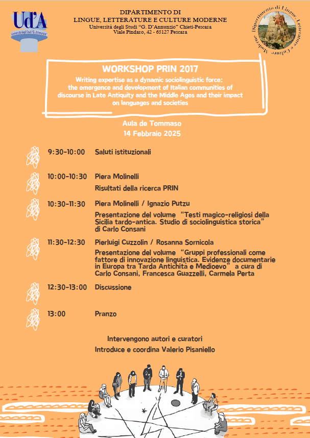 Locandina evento 14 febbraio - Campus Pescara