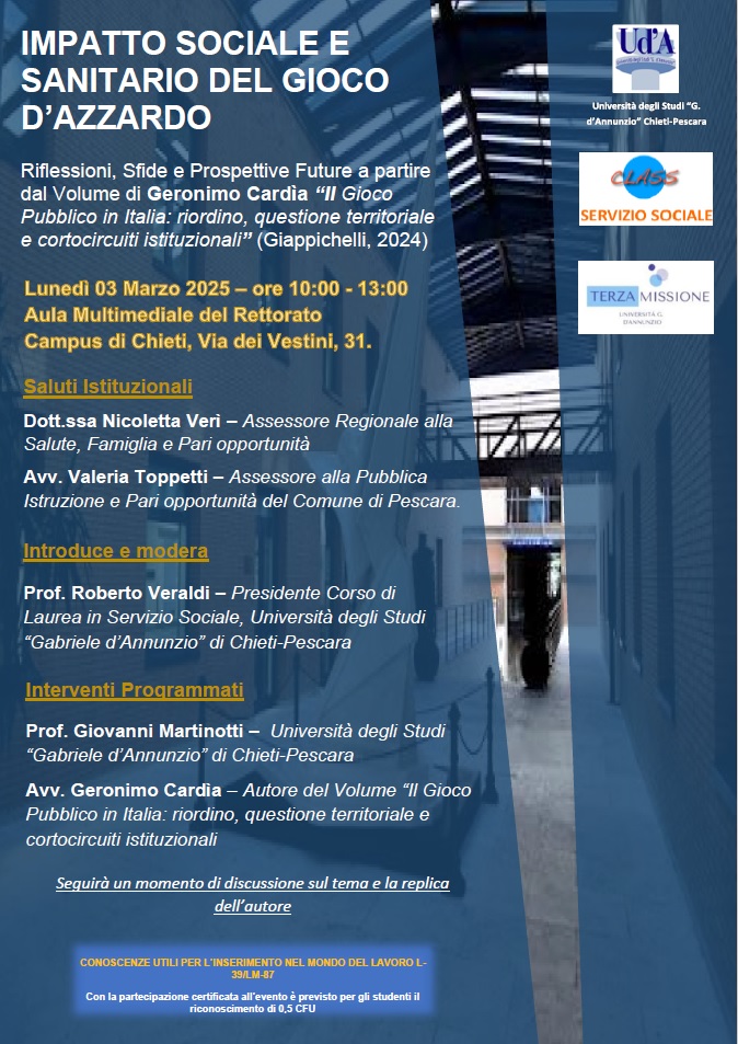 Locandina evento del 03 marzo