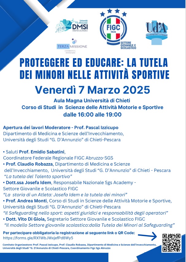 Locandina evento del 7 marzo 2025
