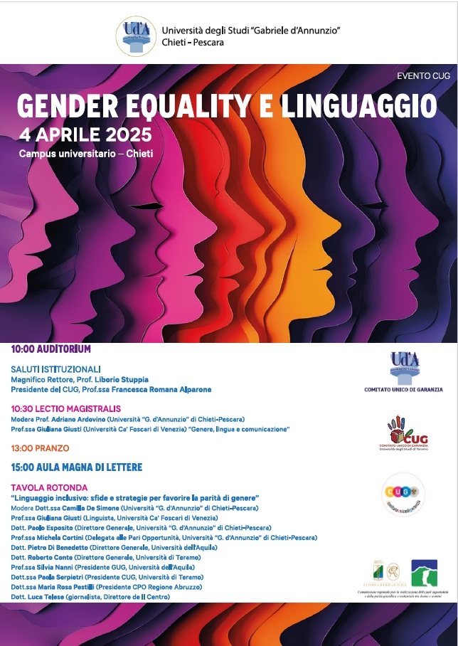 Programma evento Cug 4 aprile 2025