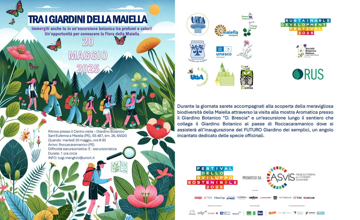 Locandina evento 20 maggio 2025 Sant’Eufemia e Roccamontepiano 