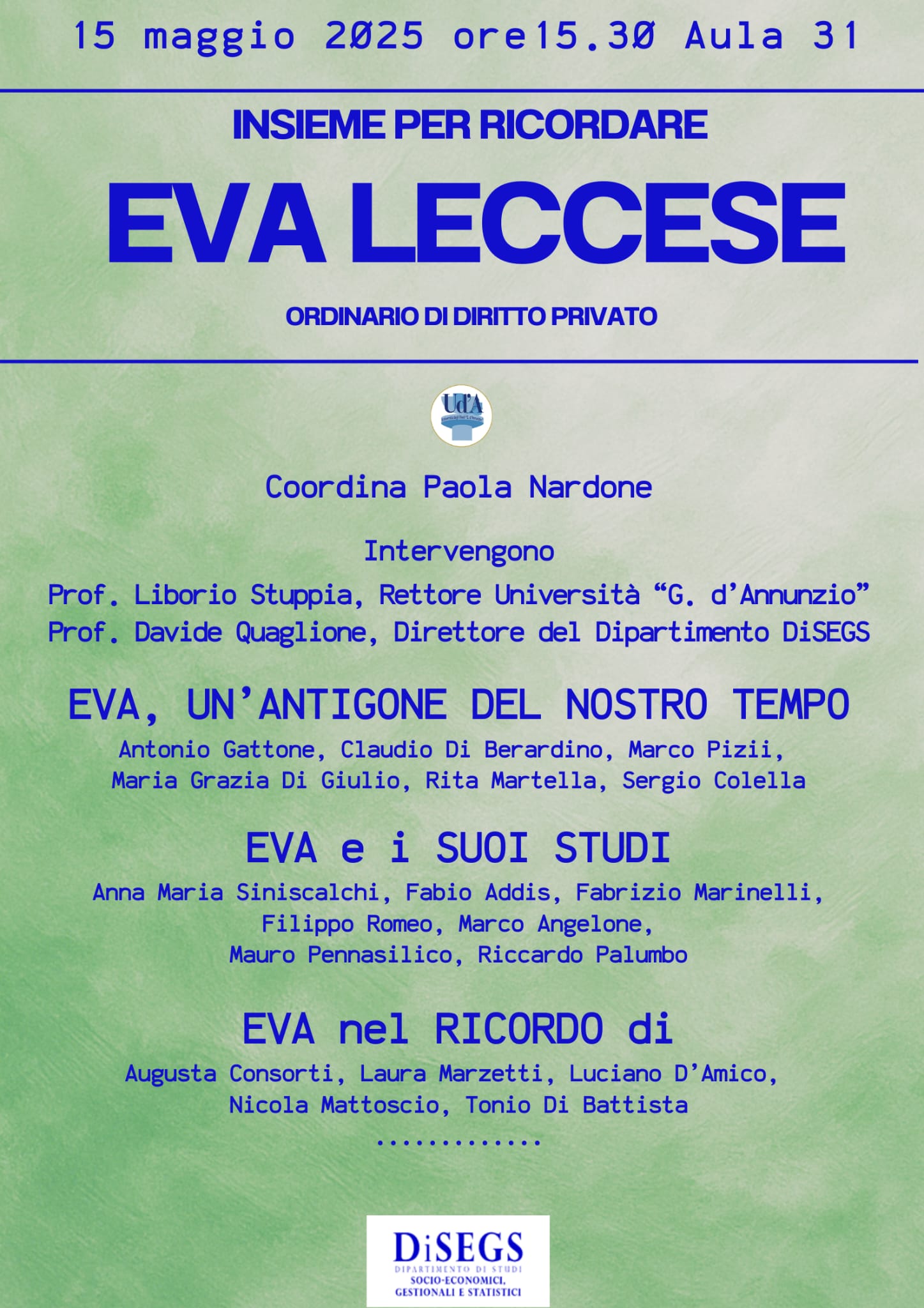 Locandina evento Campus Pescara
