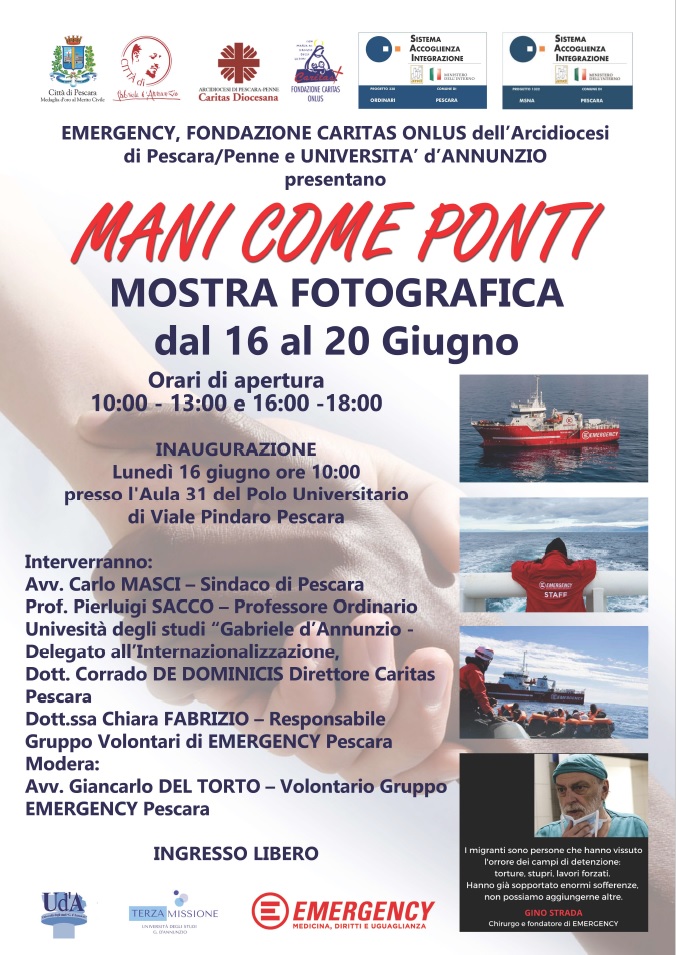 Mostra fotografica “Mani come ponti”