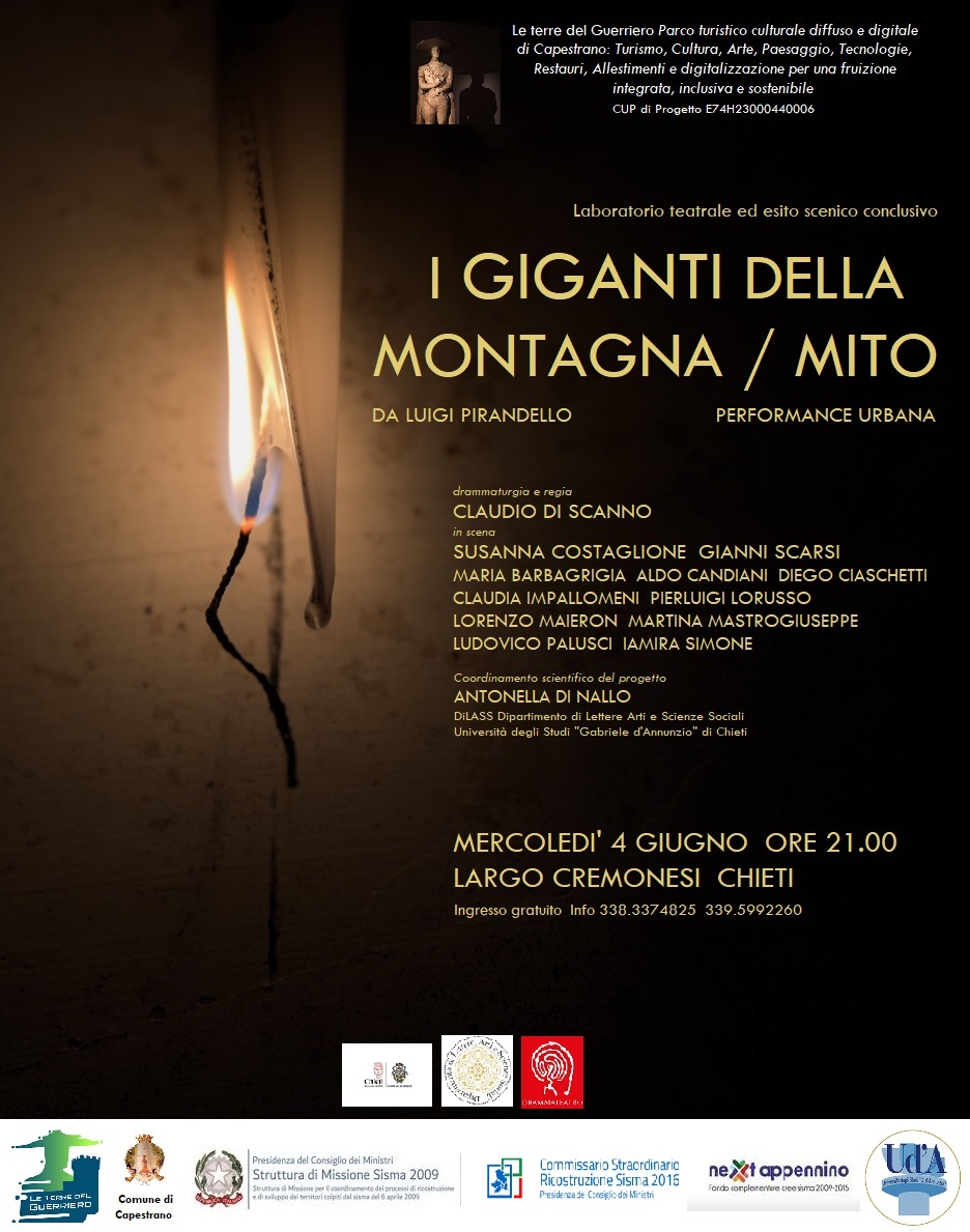  Locandina Spettacolo teatrale I Giganti della Montagna
