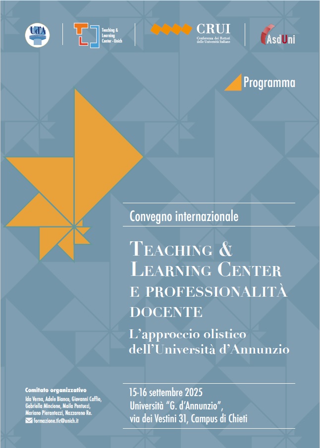 Locandina Convegno del 15 settembre Auditorium del Rettorato