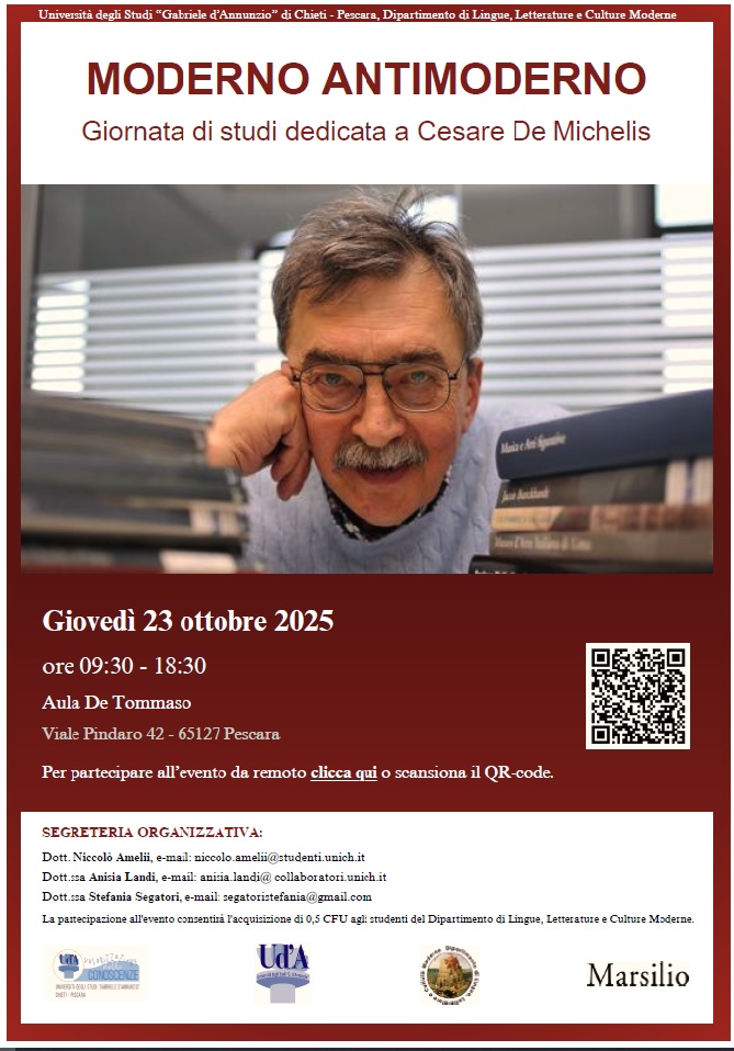 "Moderno antimoderno" giornata di studi su Cesare De Michelis