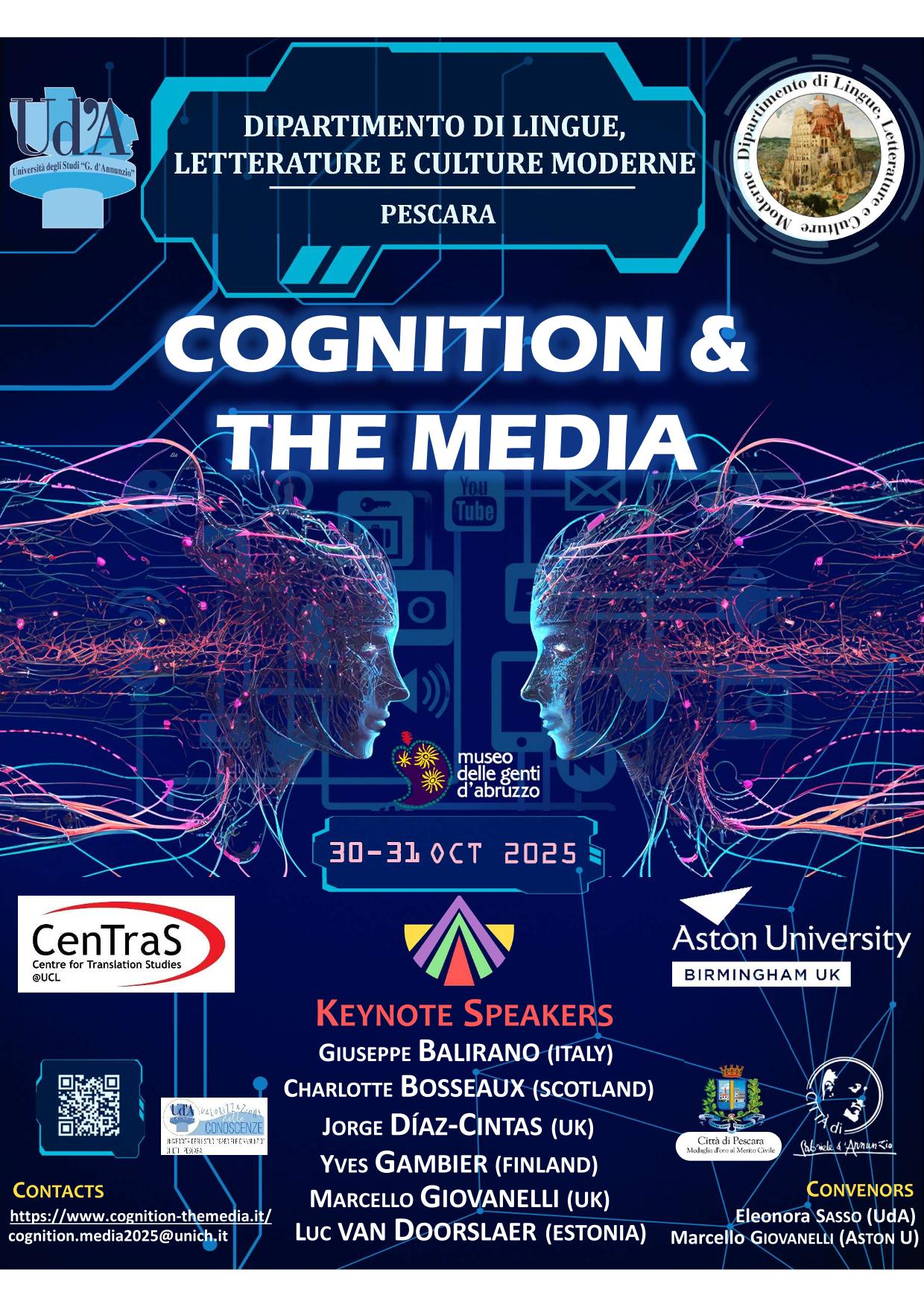 Poster - Cognition and the Media 30-31 Oct