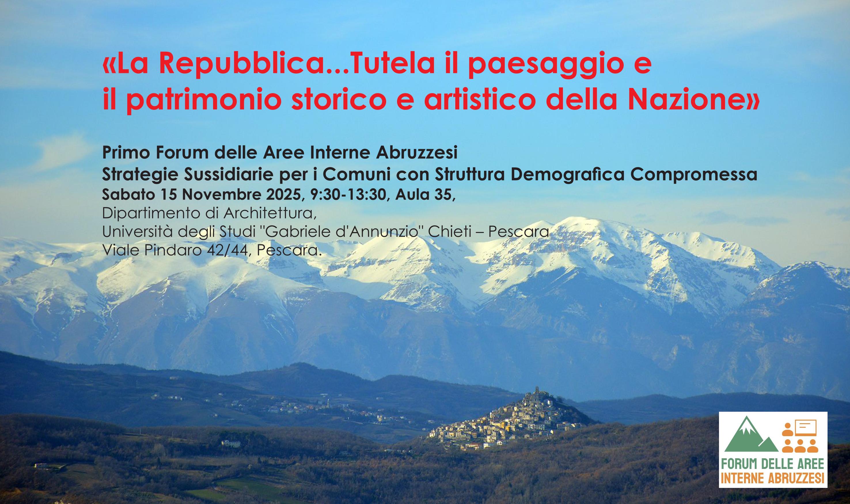 Forum aree interne - Poster