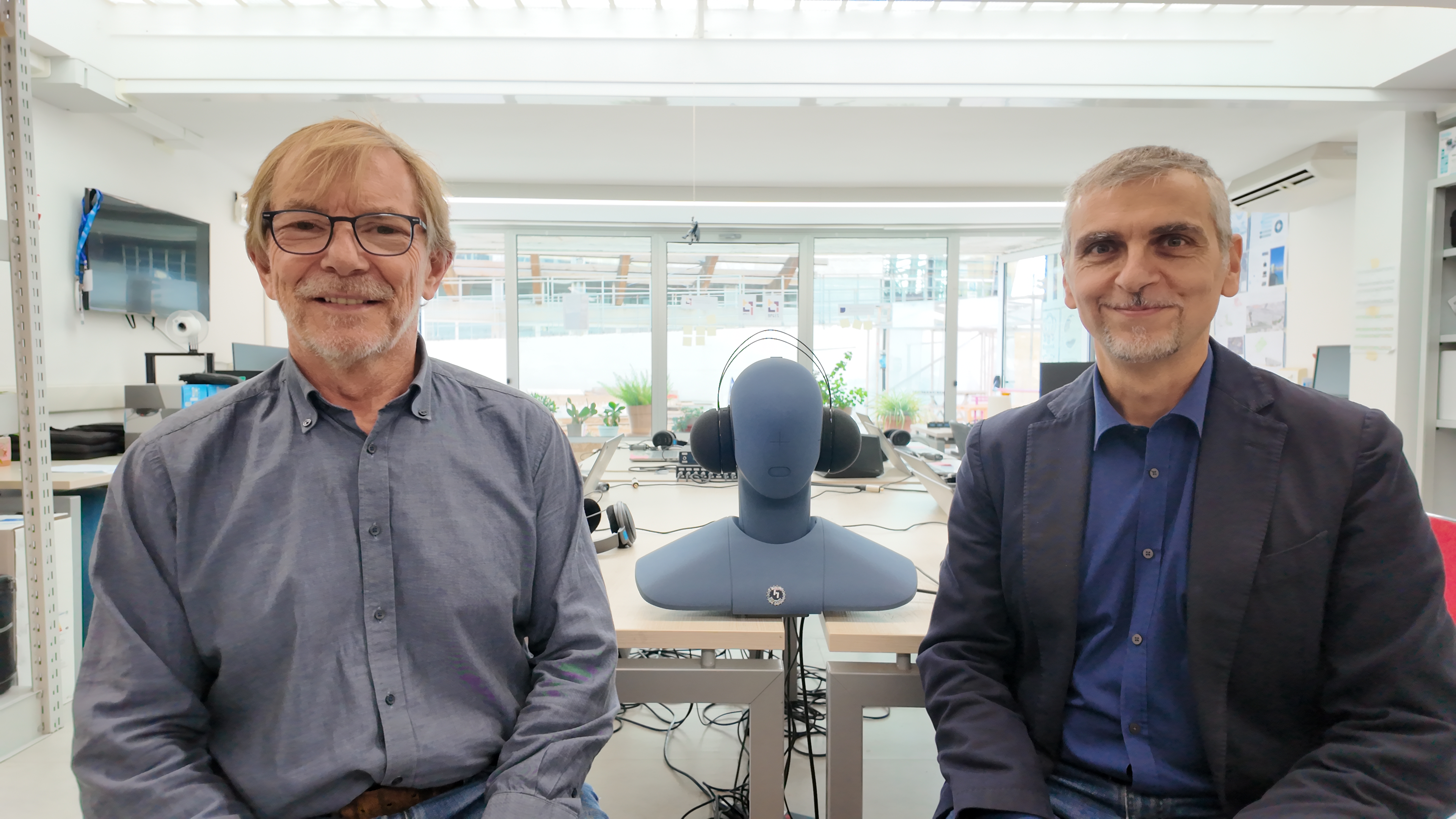 Foto (da sx) prof Sottek e prof Montelpare