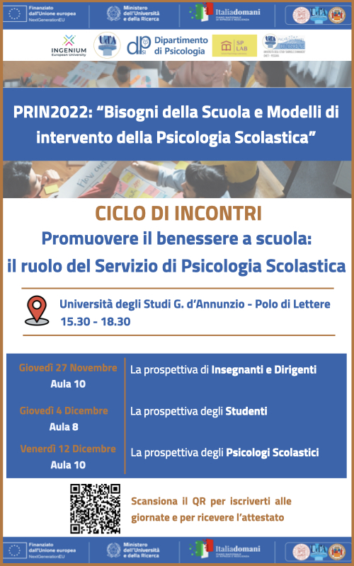 Locandina ciclo di incontri - Polo di Lettere