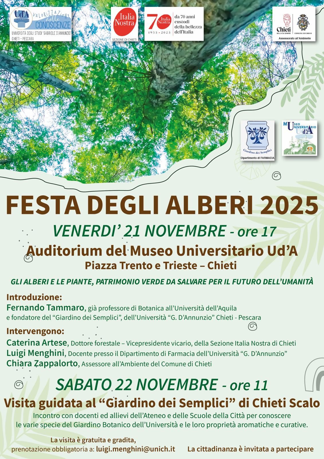 Locandina - Festa degli Alberi 2025