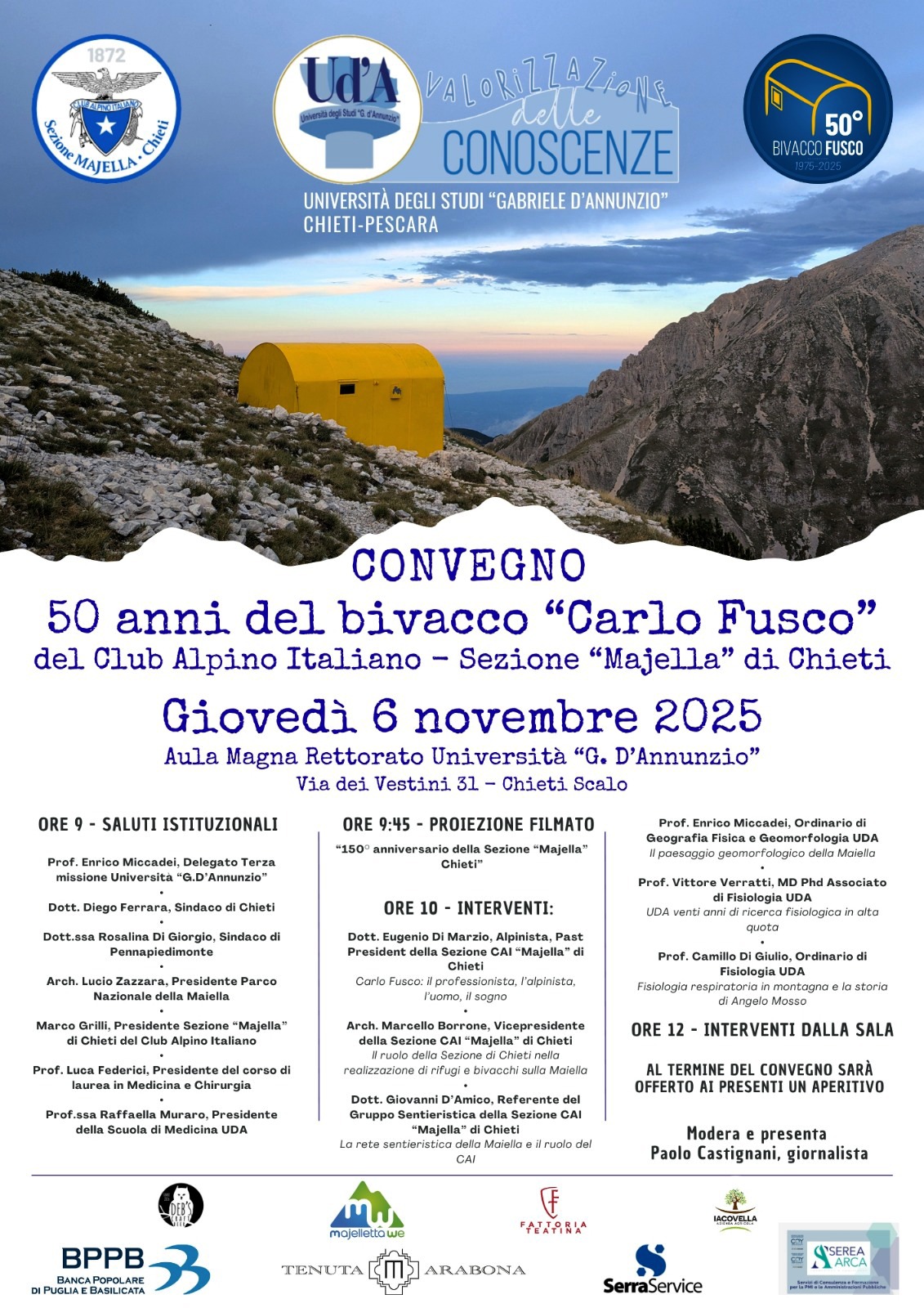 Locandina evento 6 nov 2025