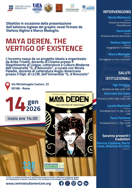 Centro Studi Americani di Roma - Locandina