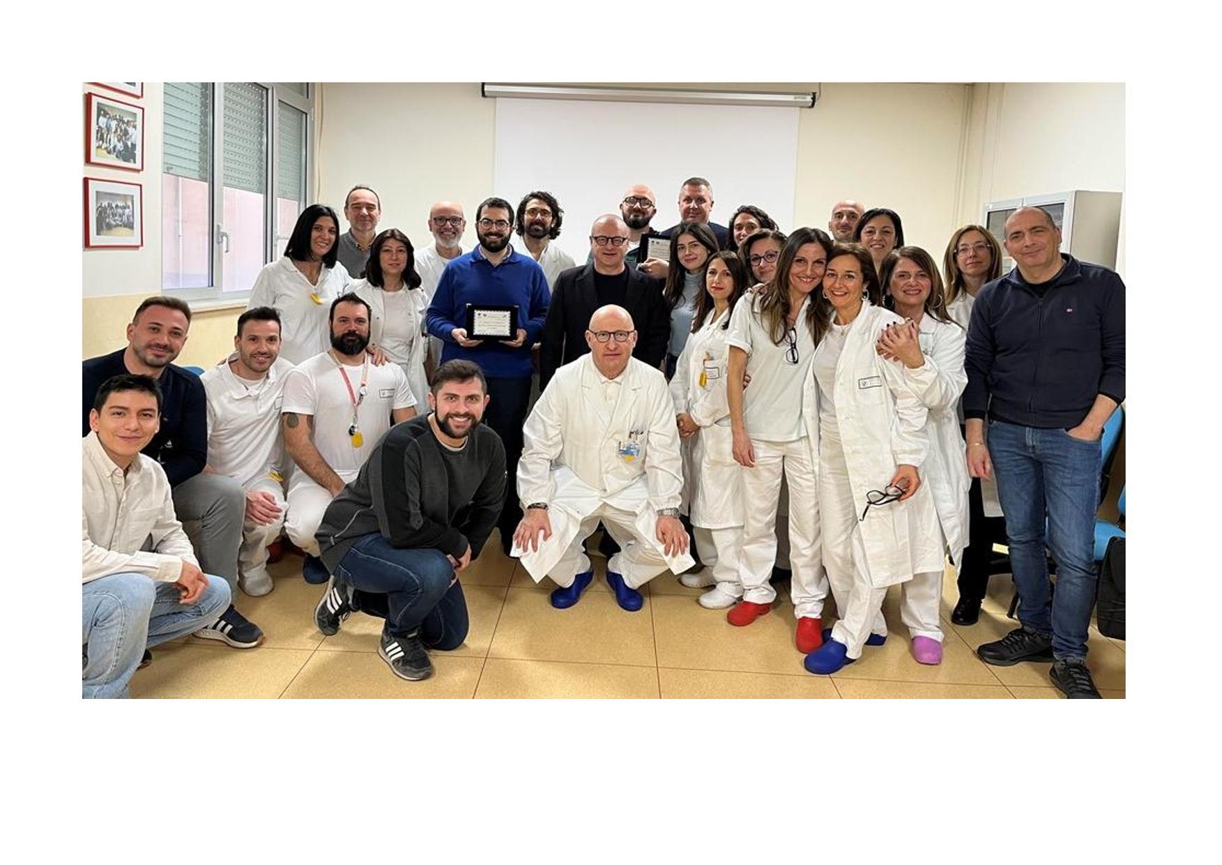 Lo staff della Radioterapia di Chieti diretta dal prof. Genovesi