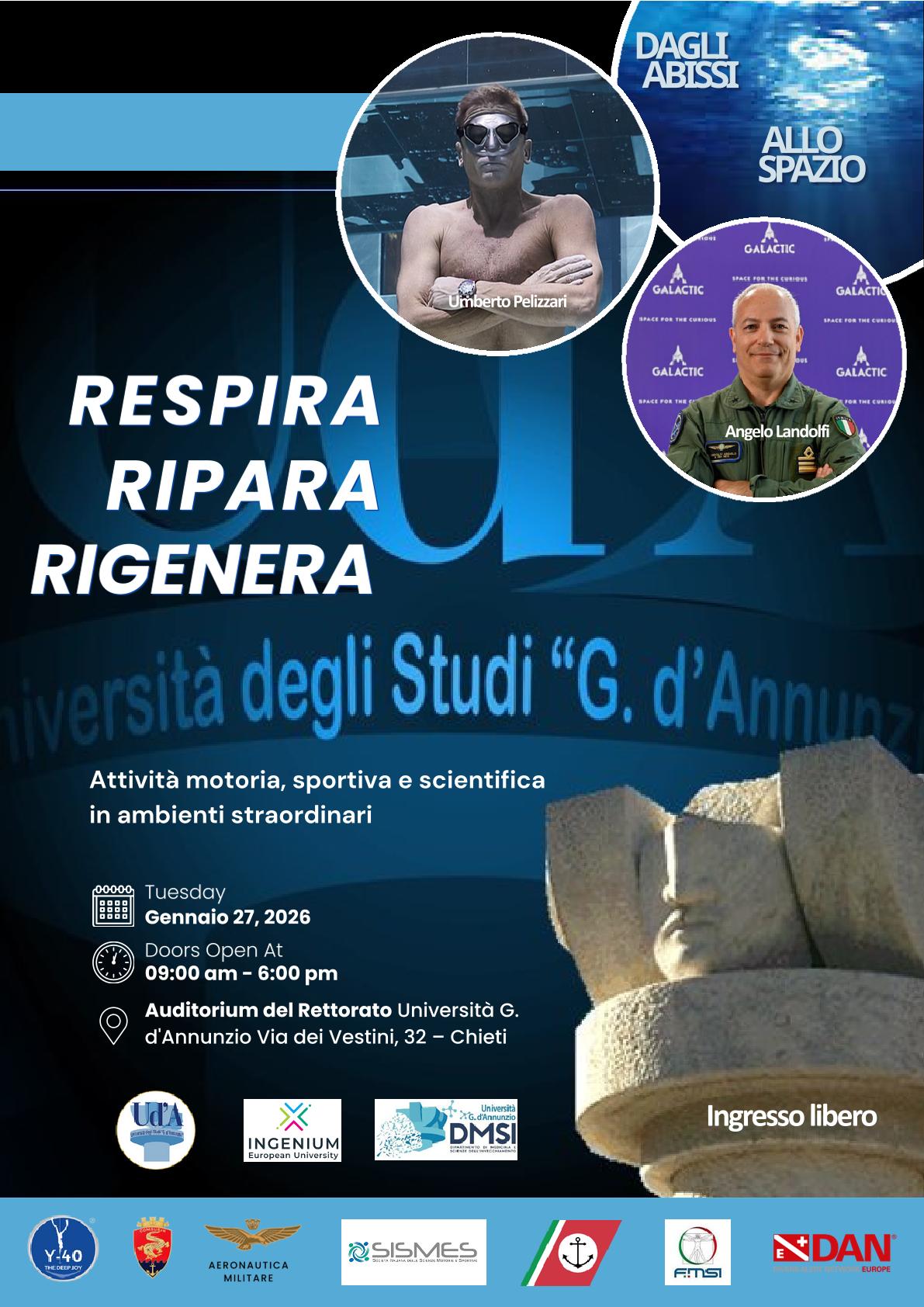 Evento 27 gennaio Auditorium Rettorato