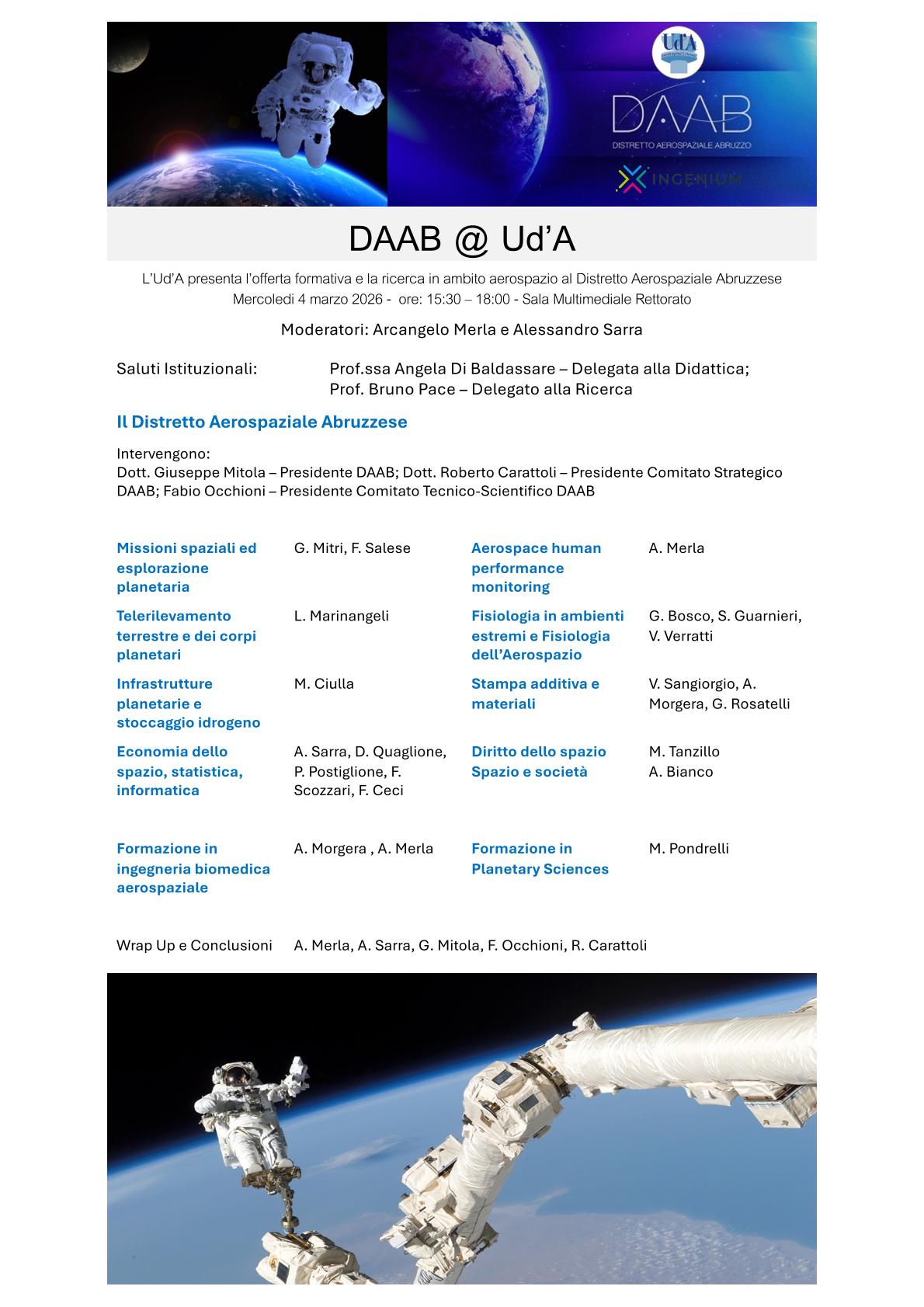 DAAB @ UdA Locandina