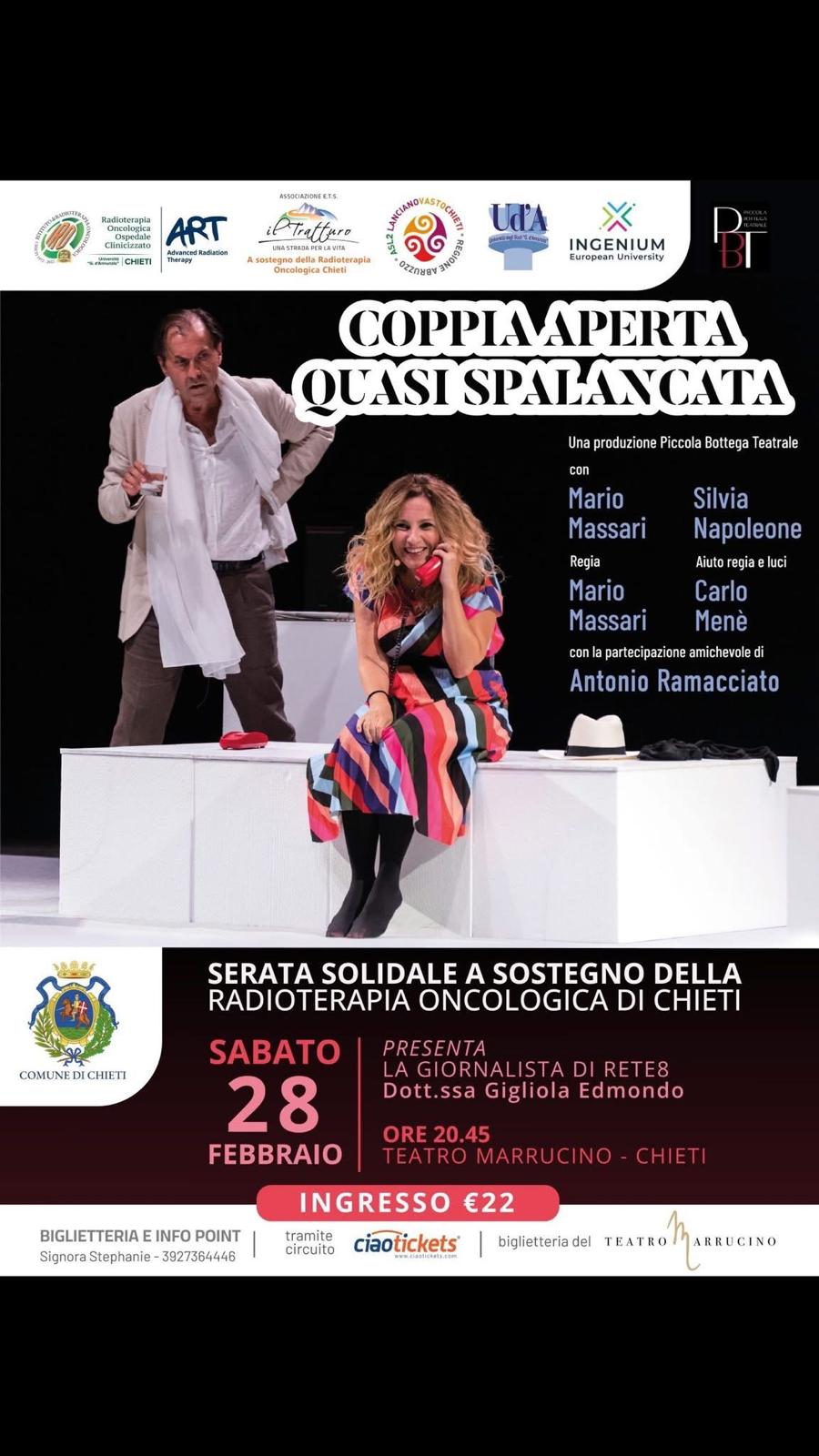 Locandina evento 28 febbraio - Teatro Marrucino