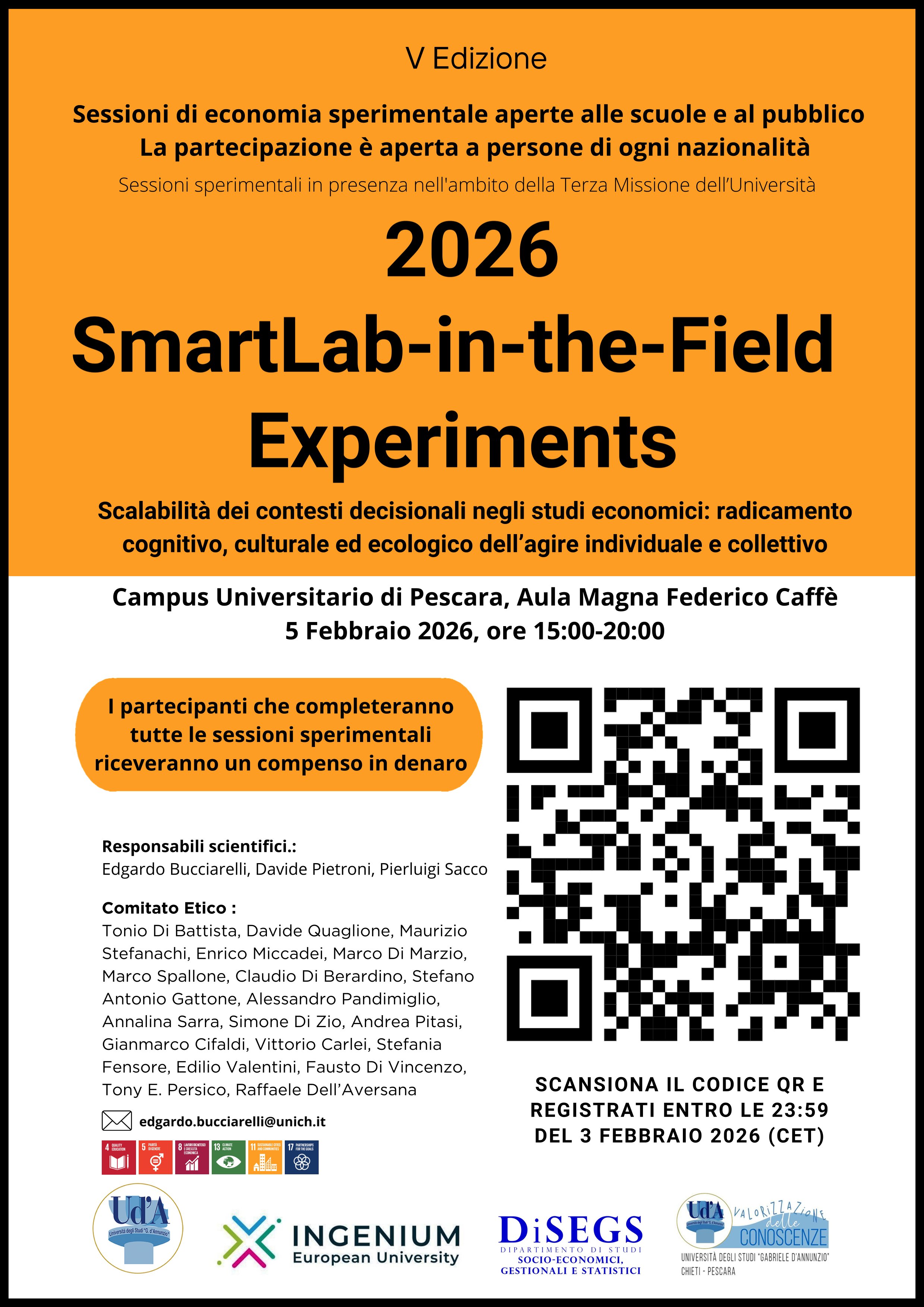 Locandina evento 5 Febbraio 2026