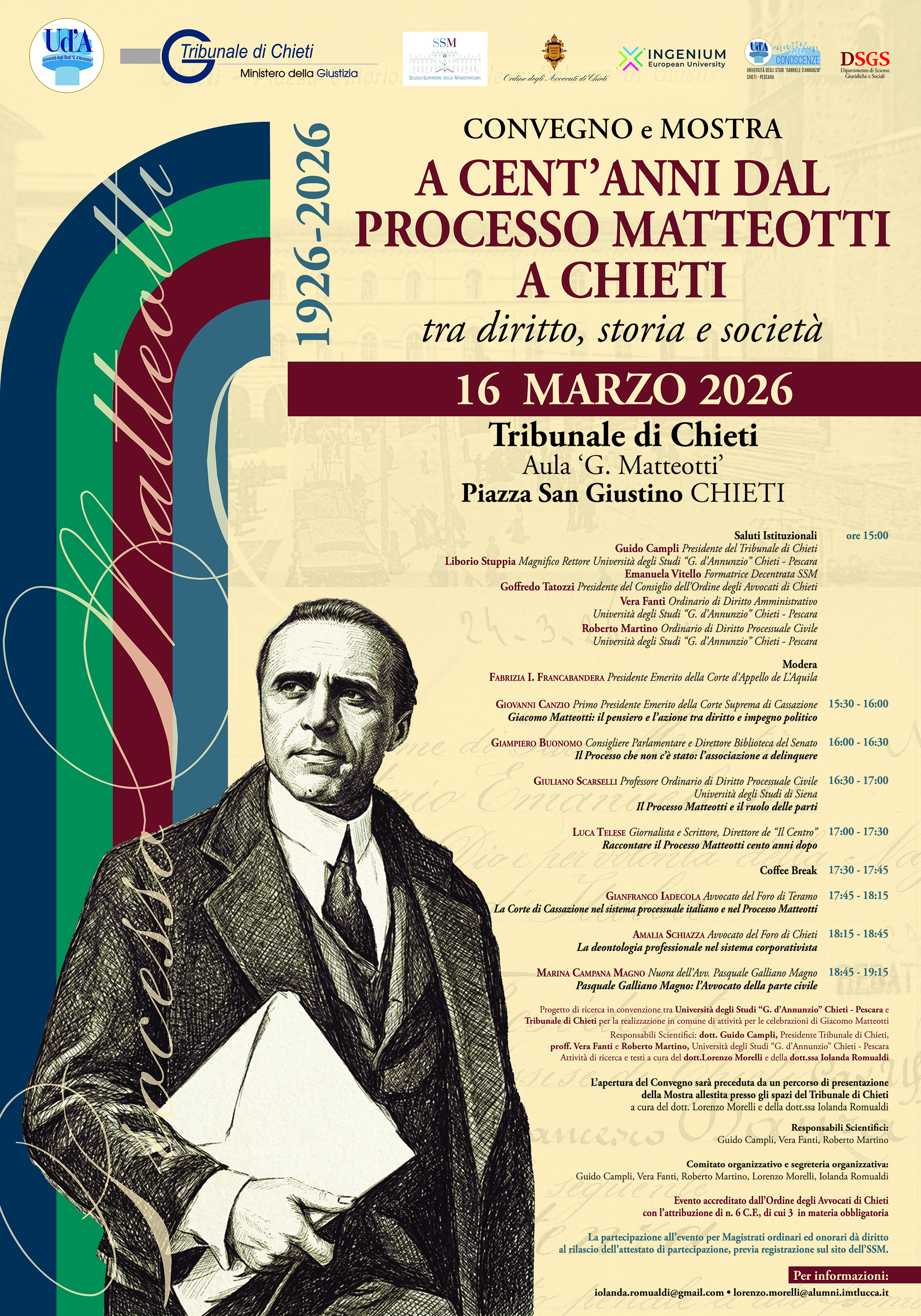 Evento Matteotti a Chieti