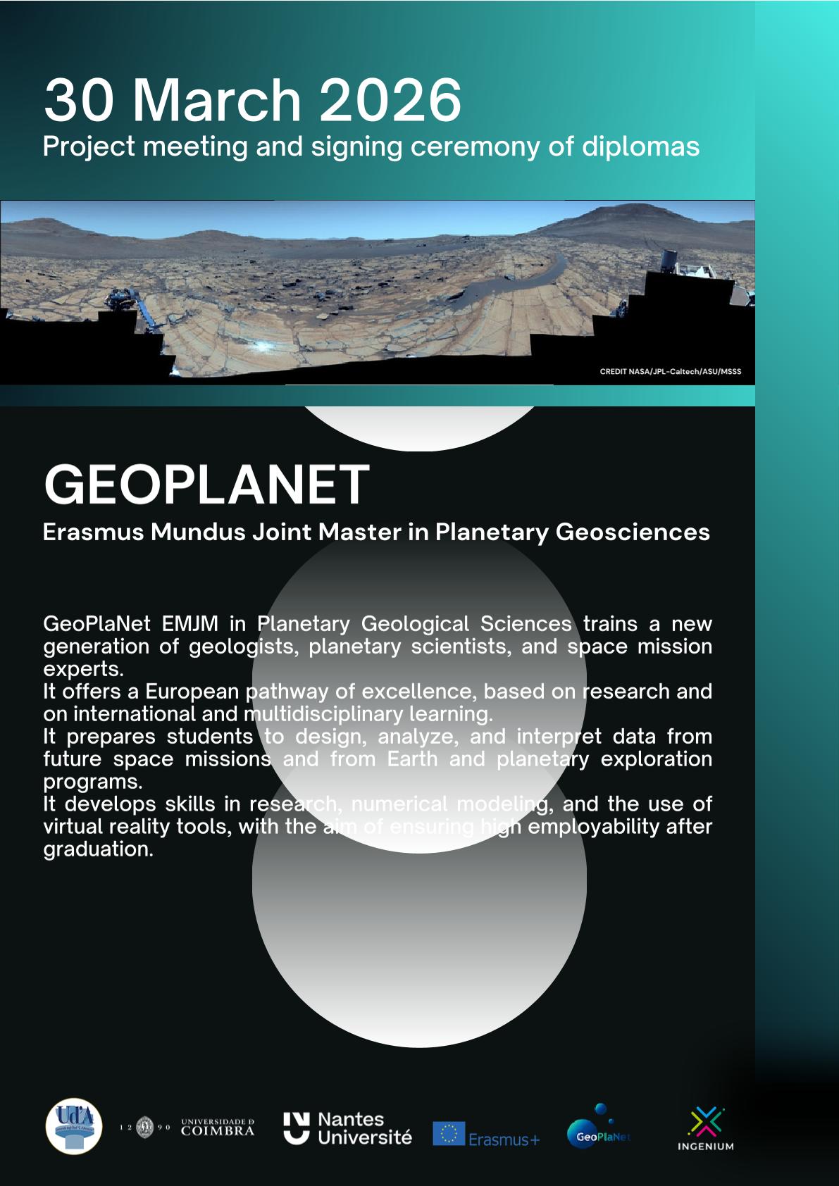 Locandina Geoplanet - 30 marzo 2026
