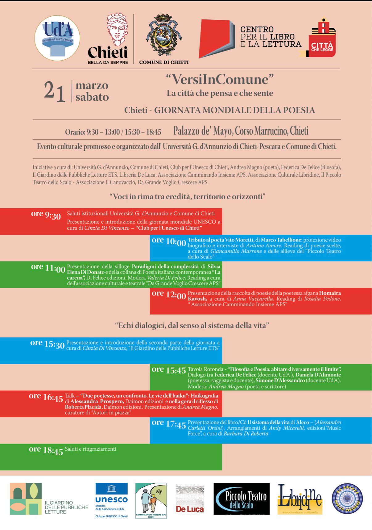 Locandina evento Palazzo De' Mayo