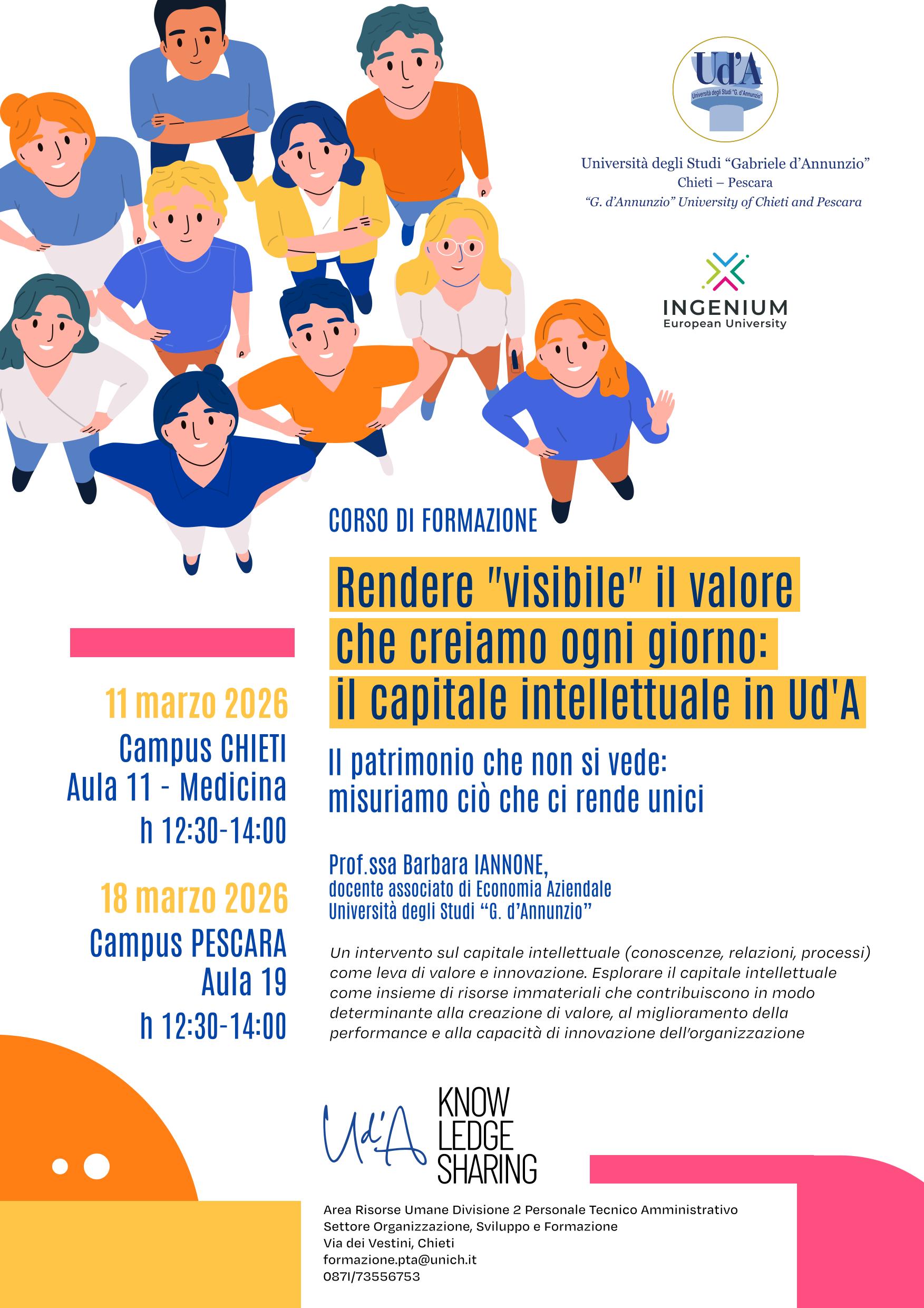Locandina corso di formazione PTA