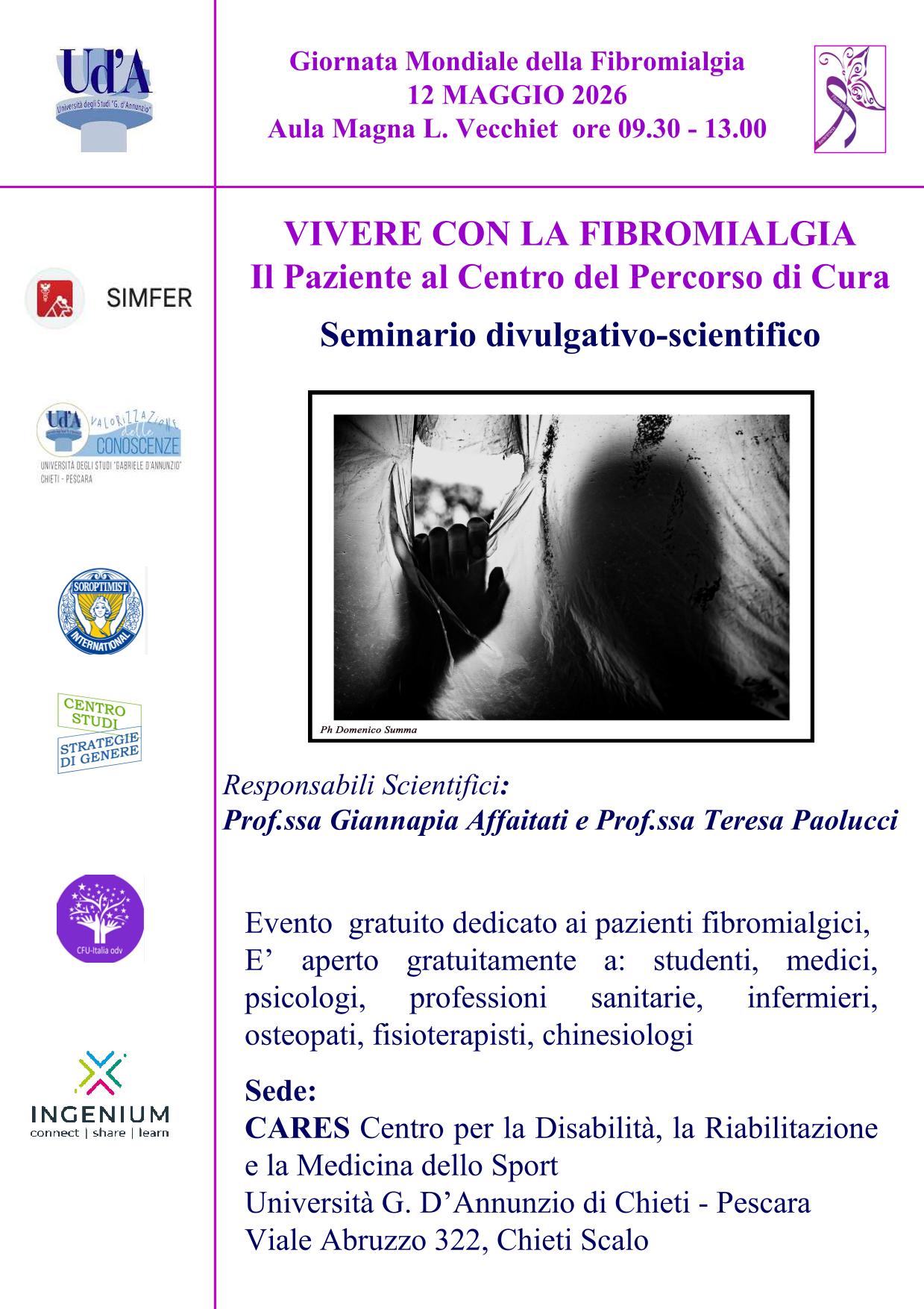 Locandina Giornata Mondiale della Fibromialgia