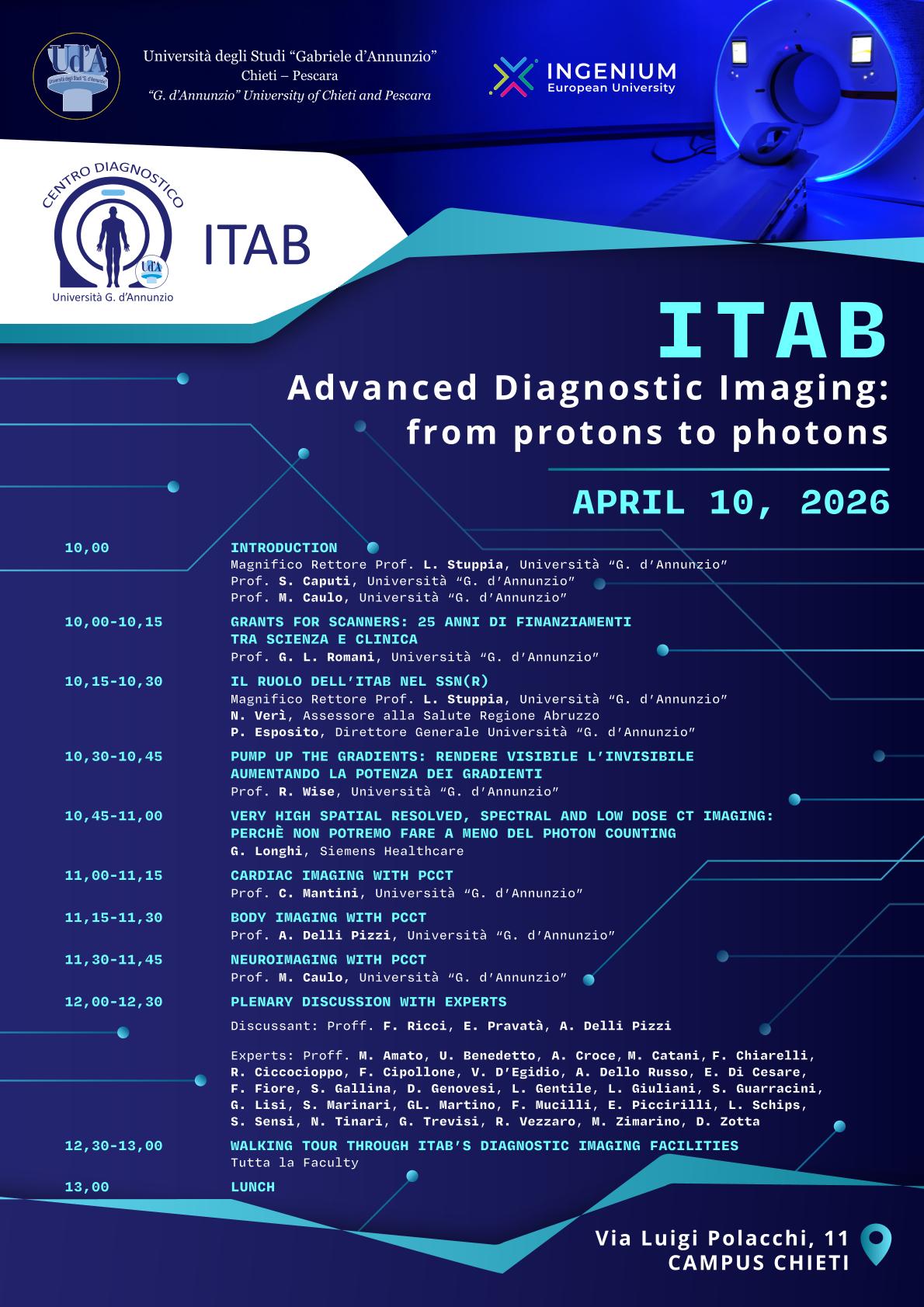 Locandina evento ITAB - 10 aprile 2026