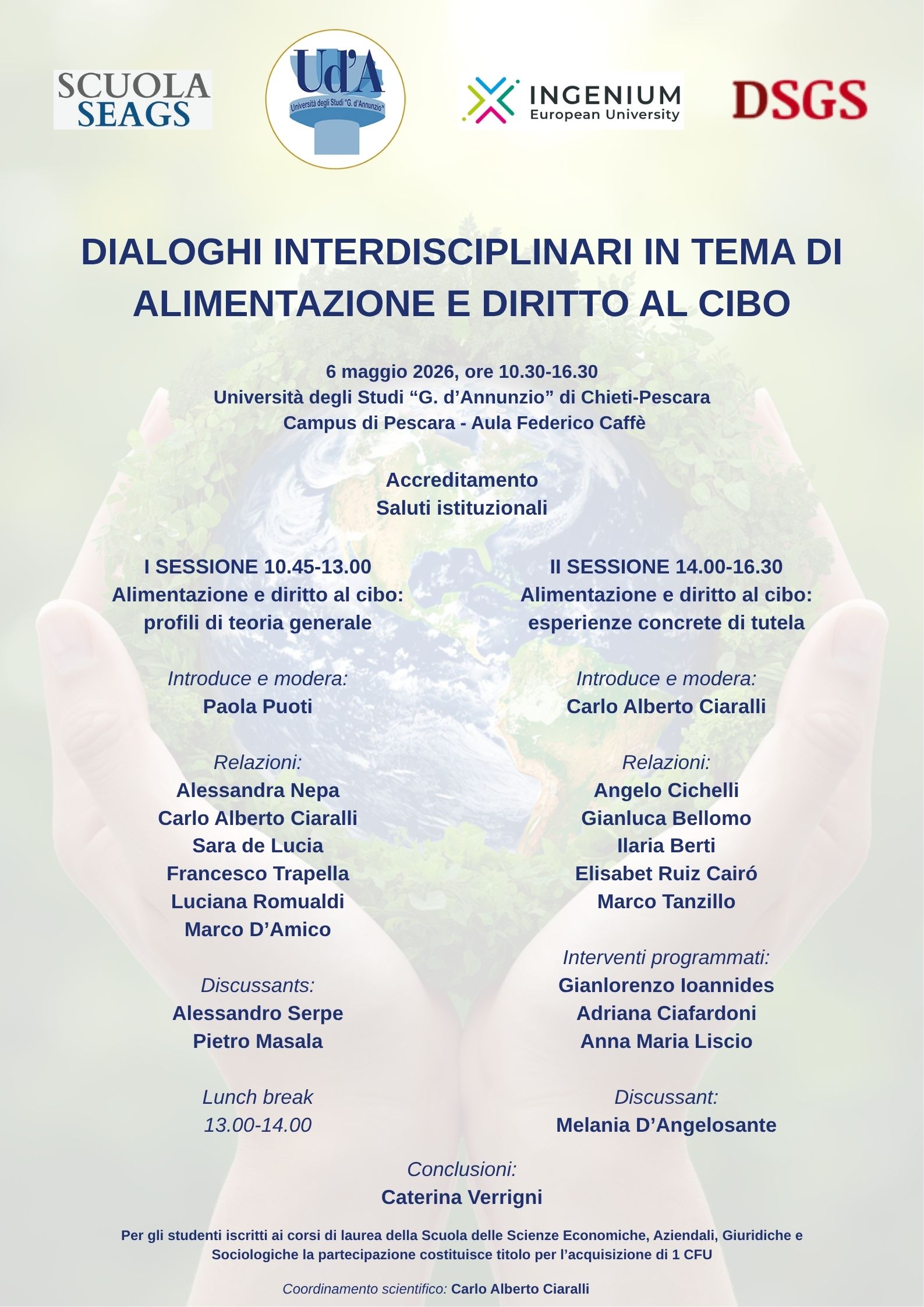 Locandina Diritto al cibo