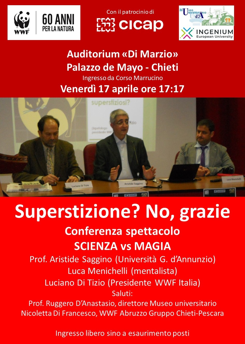 Evento Superstizione? No grazie