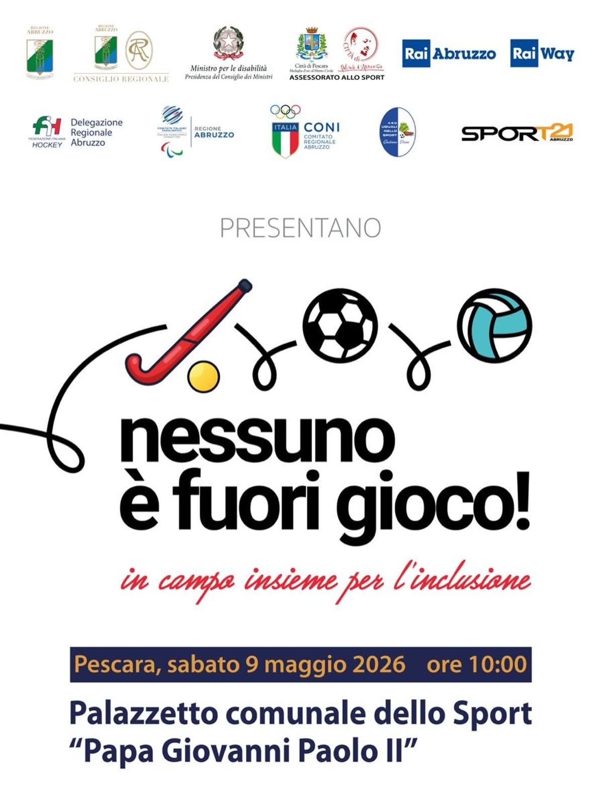 Locandina  evento Pescara sabato 5 maggio 2026 