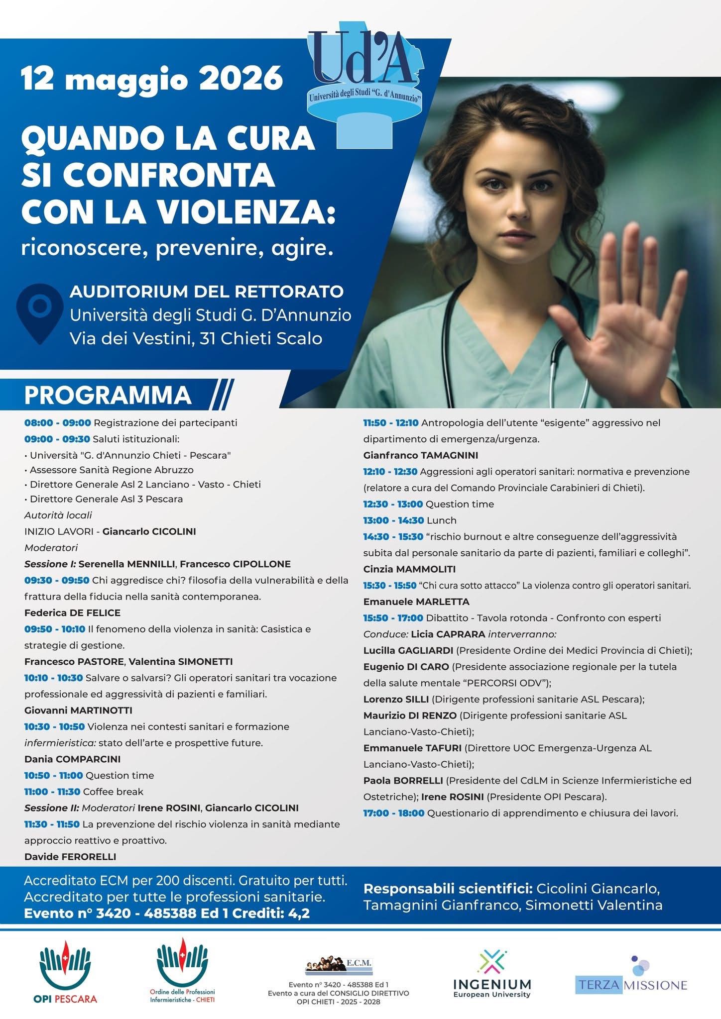 Locandina evento 12.05.26 - Campus di Chieti