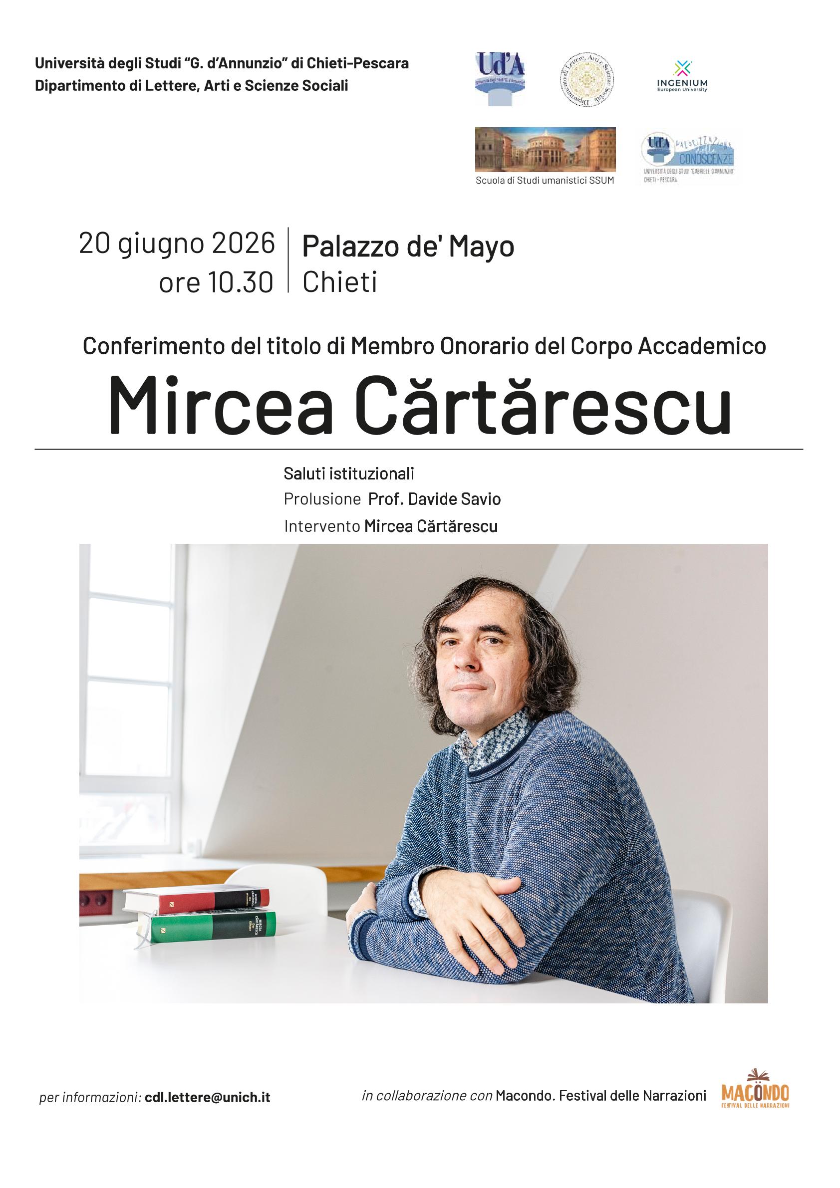 Locandina - Mircea Carterescu