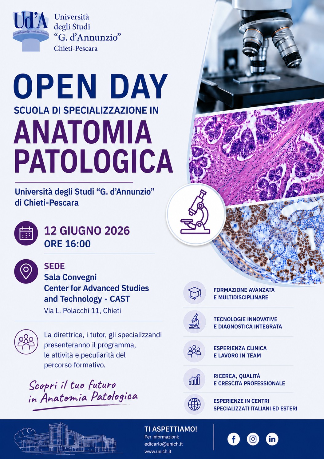 OPEN DAY Anatomia Patologica UdA 2026-27