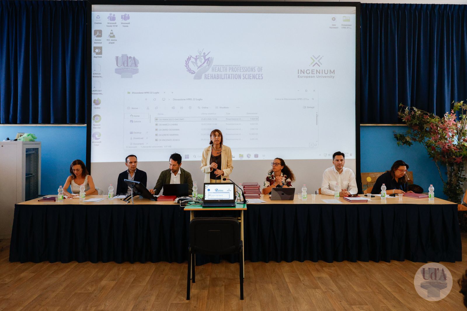 Foto Sessione di laurea - Corso di Laurea Magistrale Internazionale in “Health Professions of Rehabilitation Sciences