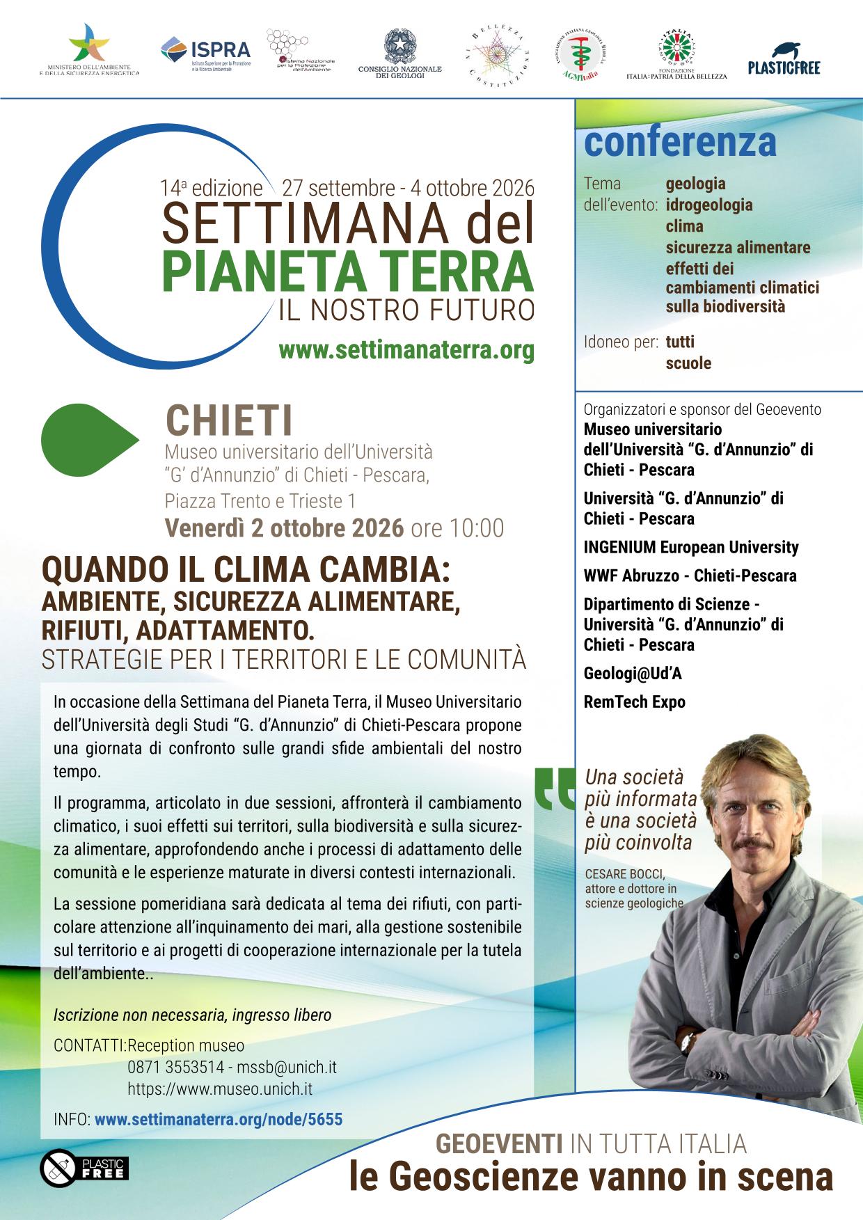 Locandina - Quando il clima cambia- 2 ottobre 2026