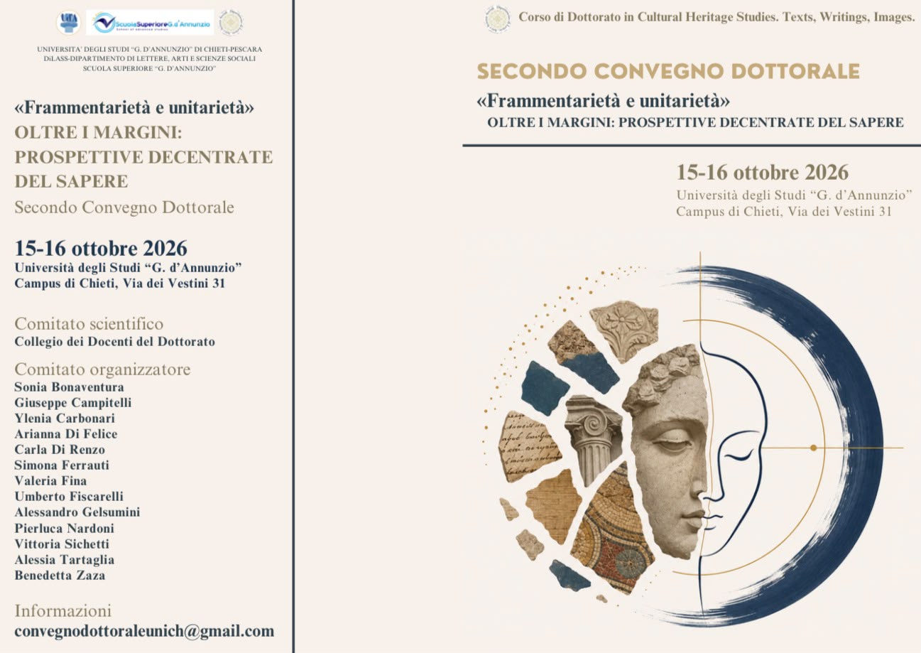 Locandina convegno dottorale