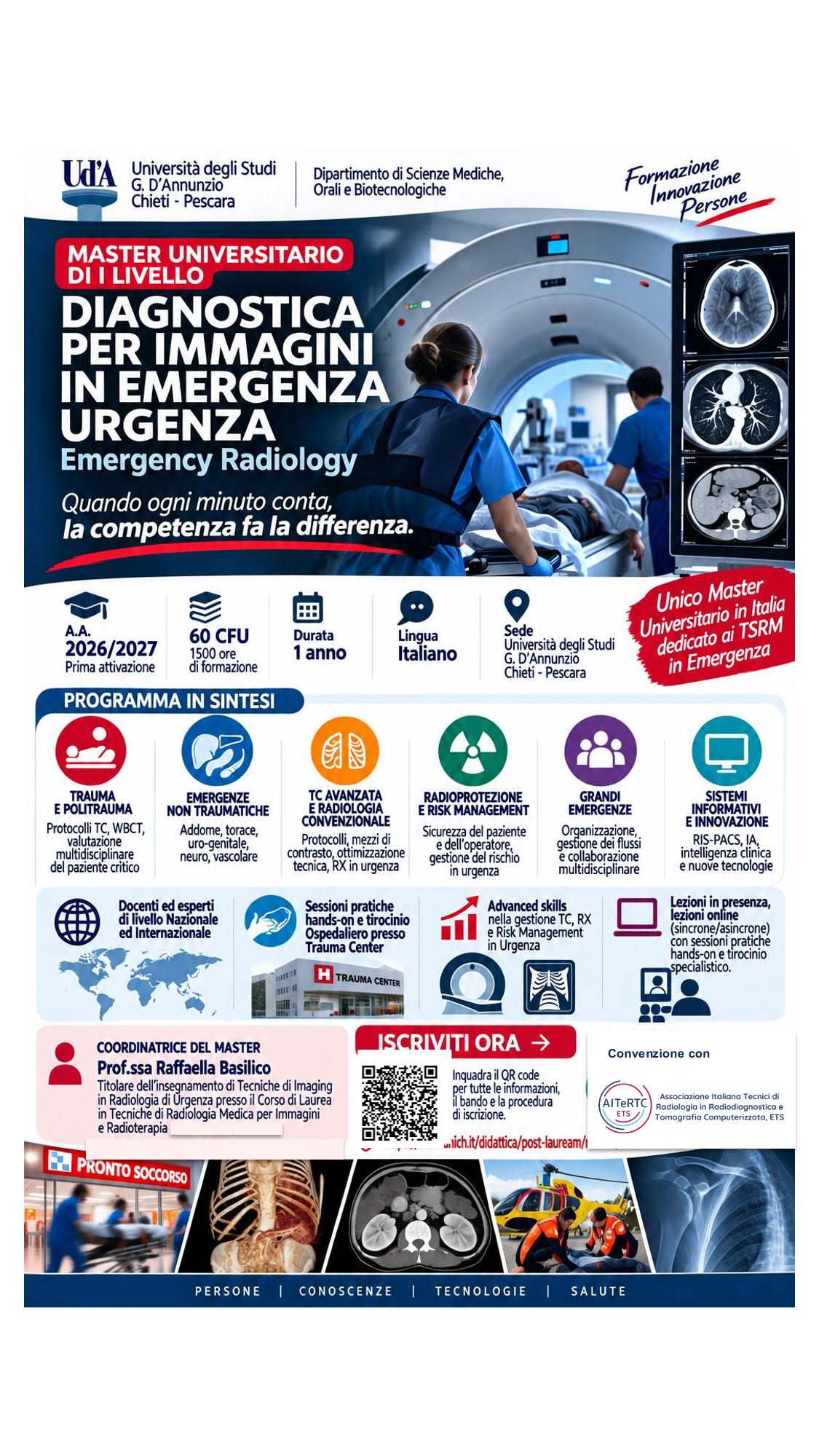 Locandina definitiva Master I Livello Emergenze TSRM
