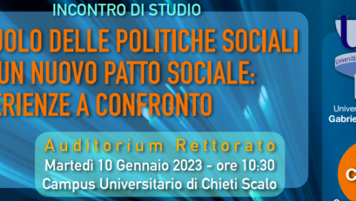 Locandina  Il ruolo delle Politiche sociali per un nuovo patto sociale: esperienze a confronto