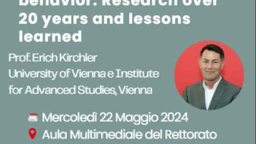 Locandina open seminar prof. kirchler