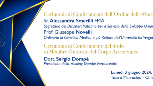 Slider cerimonia conferimento Minerva