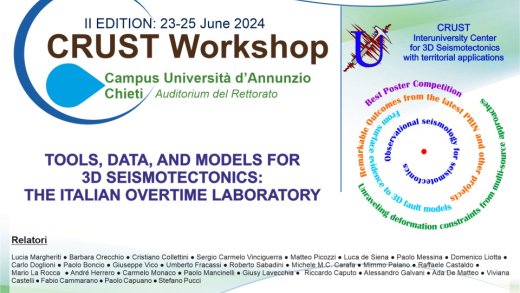 Locandina workshop crust 23-25 giugno 2024