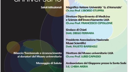 Locandina evento Museo universitario, 14 Ottobre